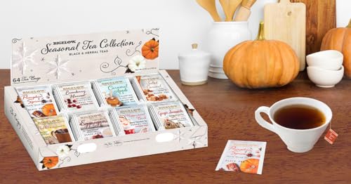 Bigelow Tea Seasonal Collection Gift Box Sampler - 64 Bags