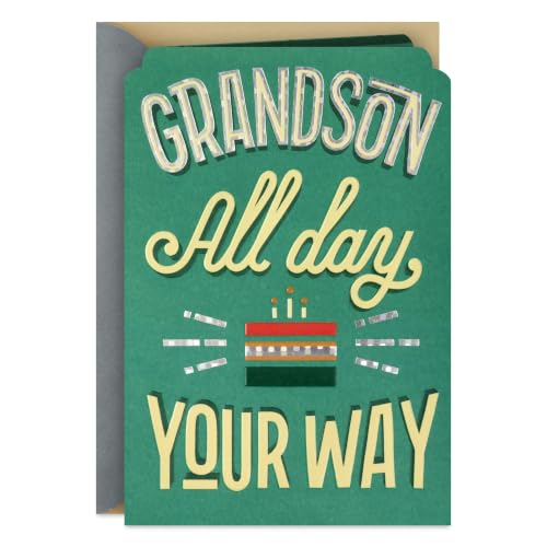 Hallmark Birthday Card for Grandson - All Day Your Way
