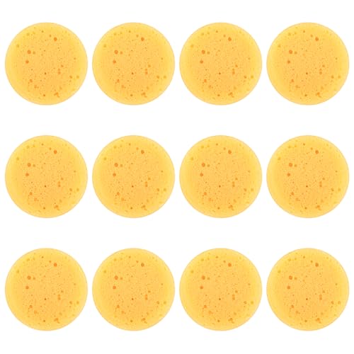 Natural Cellulose Kitchen Sponges - 12 Pack Eco-Friendly Dishwashing Sponges