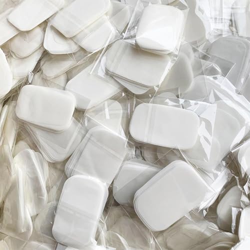 500 Pieces White Portable Disposable Paper Soap Sheets for Travel and Outdoor Use