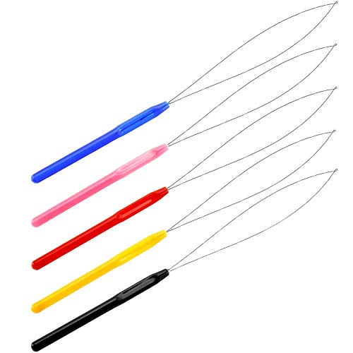 Chinco 10 Pack Hair Extension Loop Tool Threader Bead Looper Set