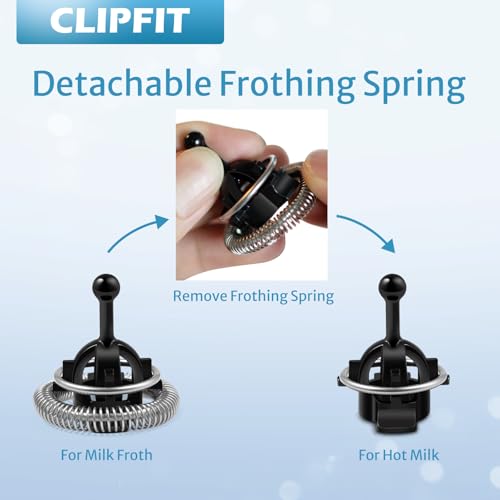 CLIPFIT Replacement Whisks for Nespresso Aeroccino 3, 4 & Plus, 2 Pack