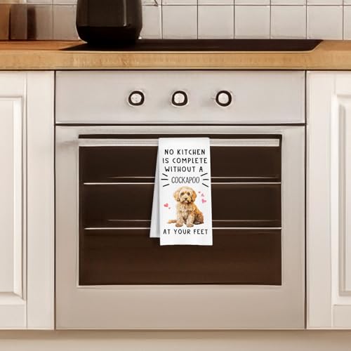 Funny Cockapoo Kitchen Towels - Decorative & Quick-Dry, 16x24