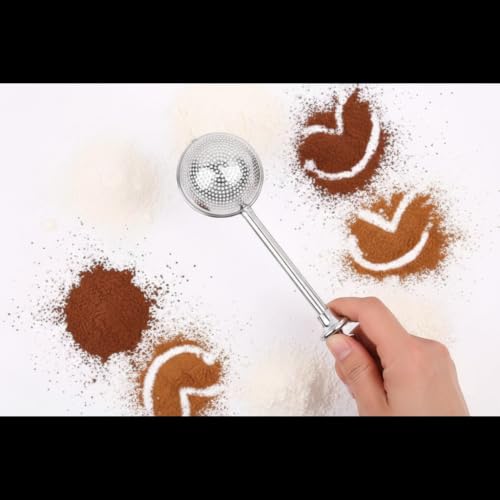 304 Stainless Steel Flour Dusting Spoon - Baking Tool for Sugar & Spices