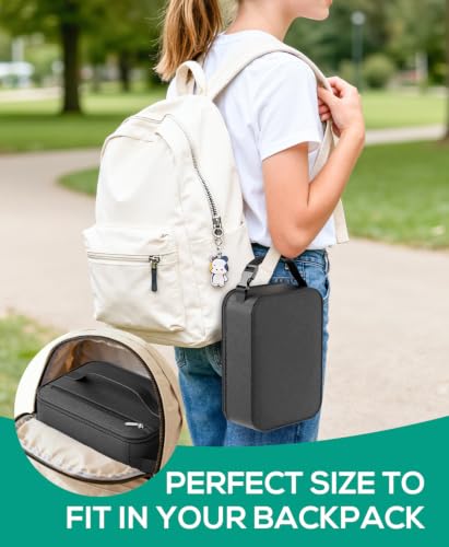 HowFly Insulated Lunch Bag 6L - Portable Cooler for Work & School - Black