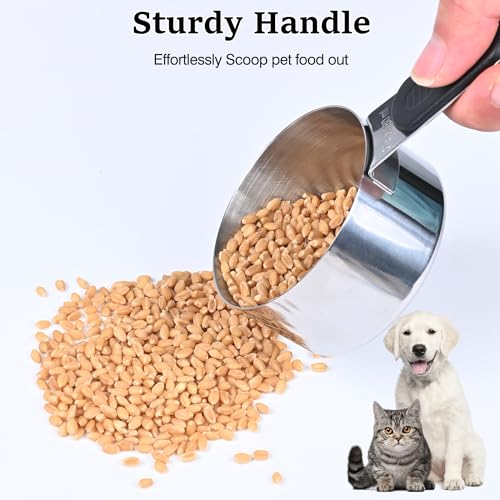 3/4 Cup Stainless Steel Magnetic Measuring Cup - Durable Kitchen Tool
