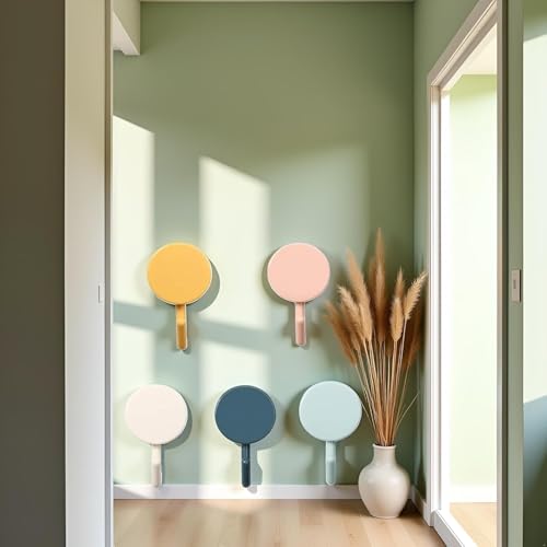 5-Piece Self-Adhesive Wall Hooks Cute Decorative Towel and Key Holders