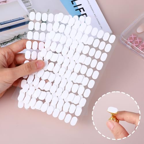 Sorcristy 600PCS Double Sided Adhesive Tapes for Nail Art Display and Practice