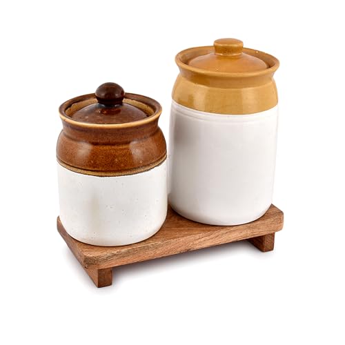 EDHAS Acacia Wood Soap Dispenser Tray, 9-Inch Rustic Sink Organizer