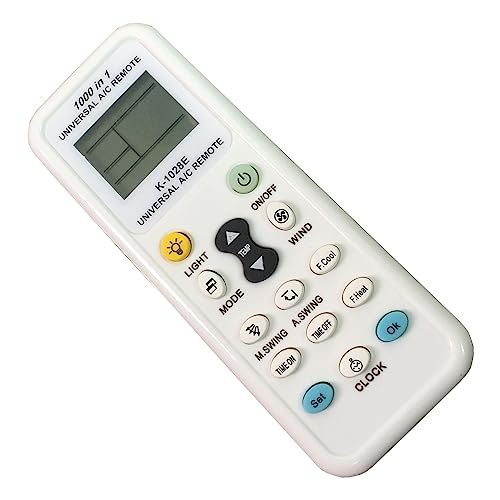 Kassionel Universal Air Conditioner Remote Control - Compatible with 1000+ Brands