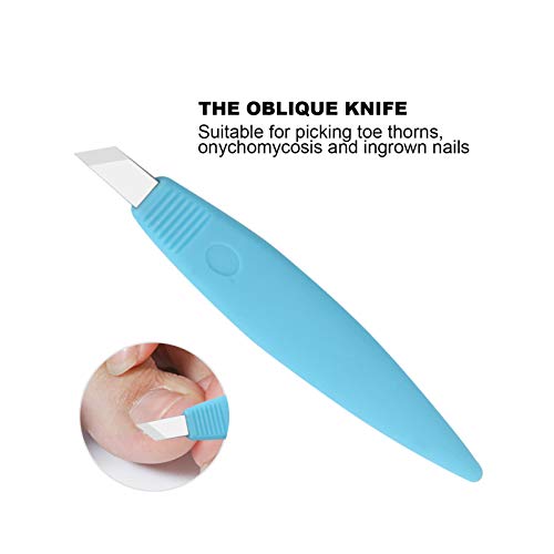 ZJchao 3-Piece Stainless Steel Pedicure Knife Set for Feet and Calluses