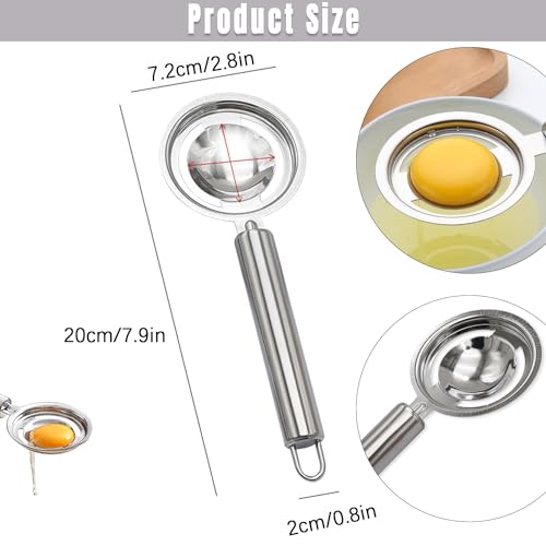 Stainless Steel Egg Separator for Yolk and White Separation