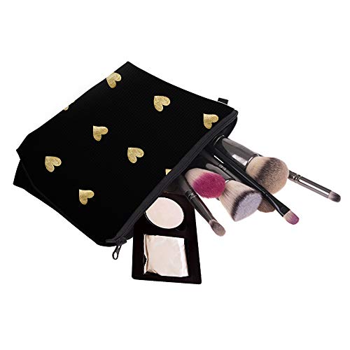 Deanfun Small Waterproof Makeup Bag and Cosmetic Zipper Pouch