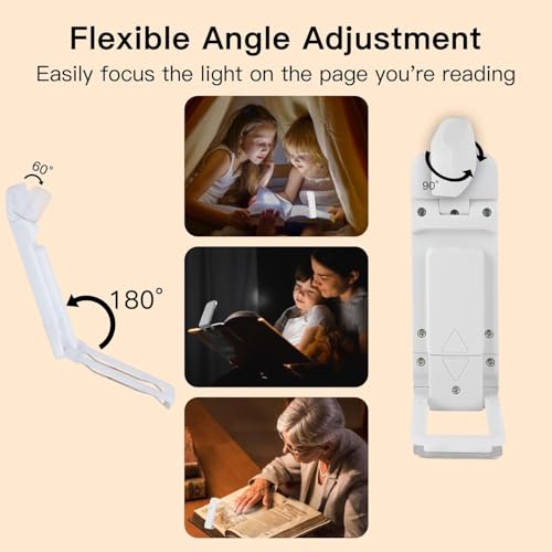30 Pack USB Rechargeable Book Lights with Clip for Reading at Night - Kids & Adults