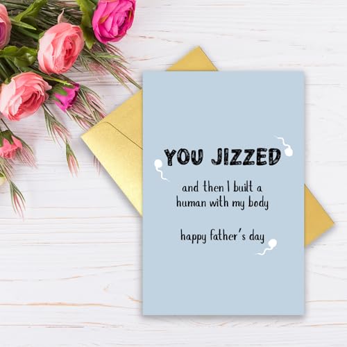 Funny Father's Day Card for Husband or Boyfriend - Humorous Gift