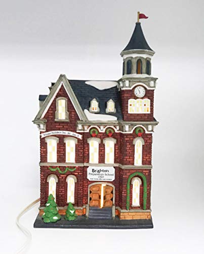 Department 56 Heritage Village Brighton School Christmas Building - 11.5 Inches