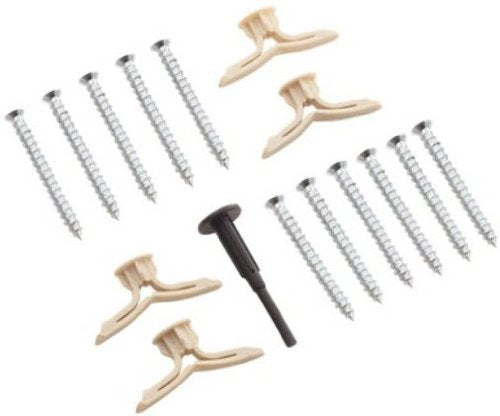 Rubbermaid Garage FastTrack Rail Hardware Pack Gray