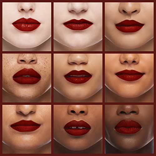 Almay Lip Vibes Lipstick - Matte Cream Moisturizing Lip Color with Shea Butter