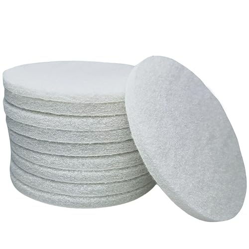 Tonmp 5-Inch Scouring Pads - 2000 Grit Nylon Scuff Pads, 10 Pack