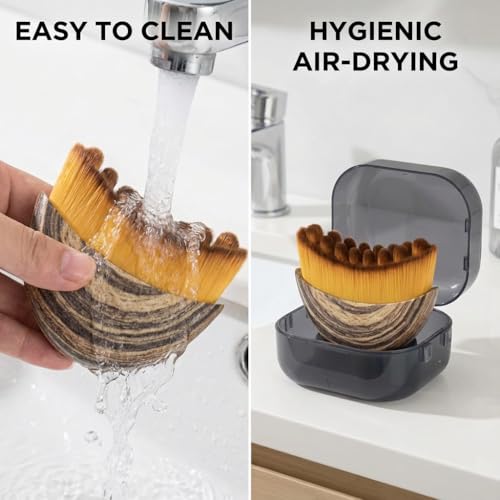 Fiitole Lymphatic Drainage Face Brush for Jawline Sculpting