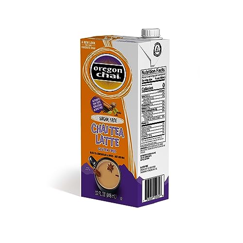 Oregon Chai Sugar Free Chai Concentrate, 32oz - Authentic Spiced Flavor