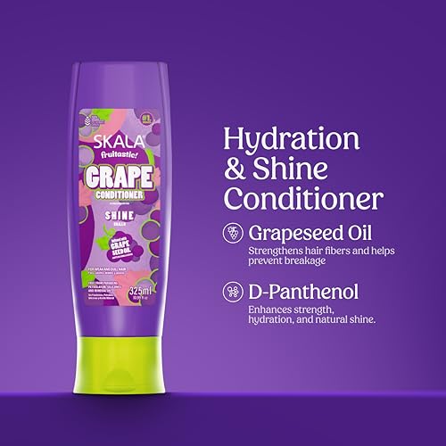 SKALA Fruitastic Grape Conditioner 10.99 fl oz – Shine & Strength for Weak Hair
