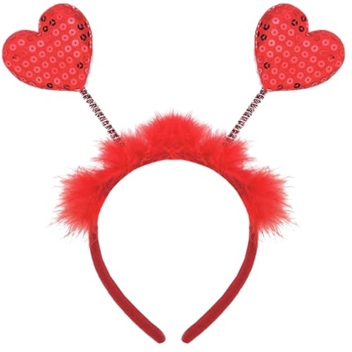 Heart Headband for Women Valentine Day Party Costume Accessories