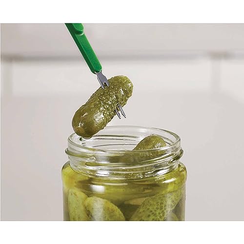 Joseph Joseph Scoop & Pick Jar Spoon and Fork Set - Green Plastic