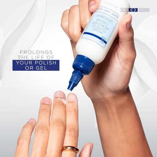 Blue Cross Cuticle Remover Cream 2oz - Moisturizing Nail Softener