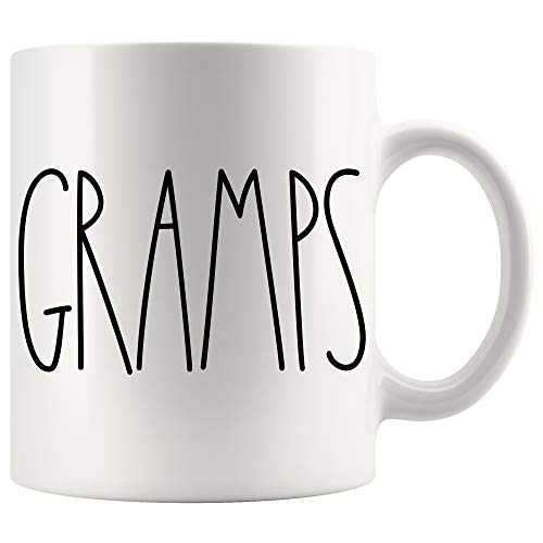 White 11oz Gramps Mug - Coffee Cup Gift for Christmas, Birthday & Father's Day