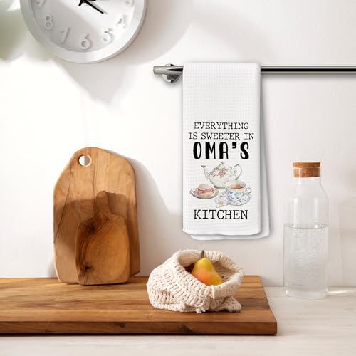 Kitchen Towels for Grandma - Decorative Hand Towels 16x24