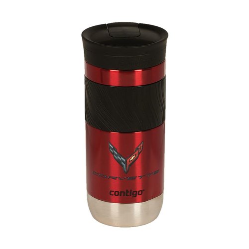 C8 Corvette Next Generation Tumbler Coffee Cup To-Go Mug 16 oz (Red)