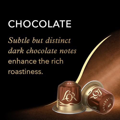 L'OR Espresso Chocolate Coffee Capsules, 30 Count (3 Packs of 10)