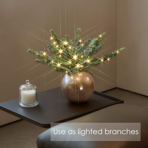 1PC Snowflake Christmas Lights with Timer - Battery & USB Powered Indoor Decor