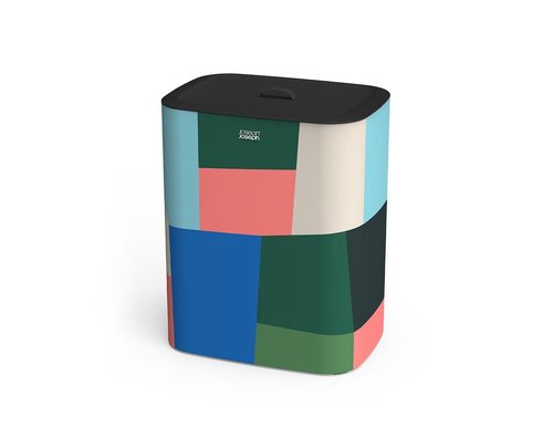 Joseph Joseph Tota 90 liter/23.8 gallon Laundry Hamper Separation Basket with lid, 2 Removable Washing Bags with Handles - Multicolor