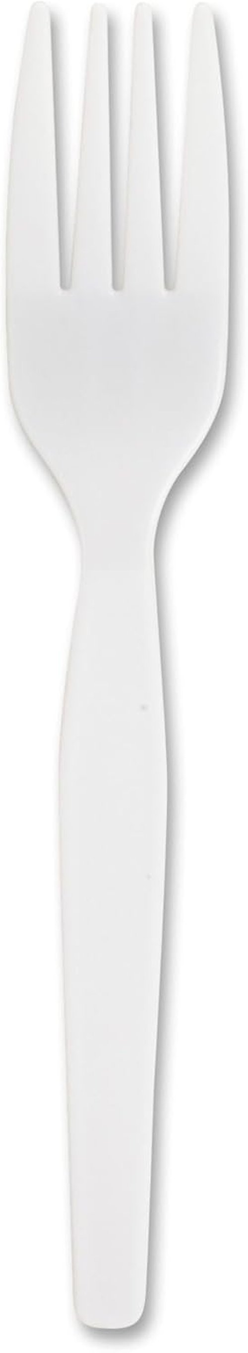 Genuine Joe Heavyweight Plastic Forks - Durable & Reliable | 100 Count Pack