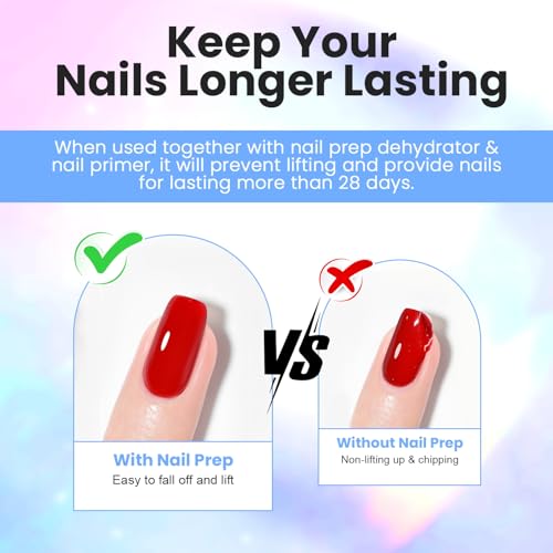 Lavender Violets Nail Prep Dehydrator and Primer Set for Acrylic and Gel