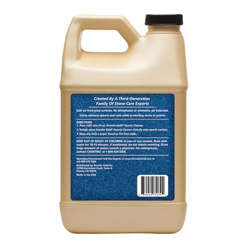 Granite Gold Quartz Countertop Cleaner - 64 oz Refill