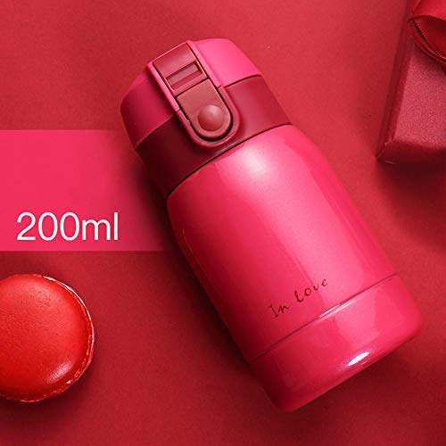 Redson Mini 7 oz Stainless Steel Water Bottle - Leakproof Insulated Tumbler for Kids & Adults