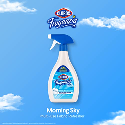 Clorox Fraganzia Multi-Use Refresher Spray Morning Sky 22 Fl Oz - Fresh Fabric & Air Odor Eliminator