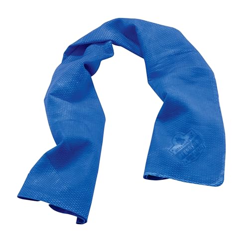 Ergodyne Chill-Its 6602 Evaporative Cooling Towel - Blue, 13" x 29.5"