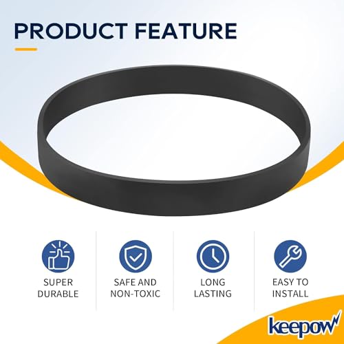 KEEPOW Replacement Vacuum Belts for Hoover Elite Rewind Plus - 4 Pack