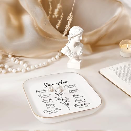 Christian Jewelry Tray for Women - Perfect Religious Gift
