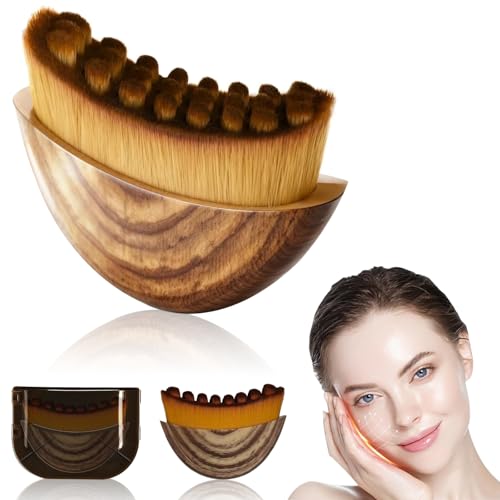 CACRTY Lymphatic Drainage Face Brush – Ultra-Soft Contour Massager