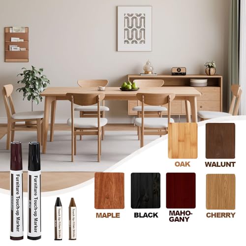 Wood Furniture Scratch Repair Markers & Wax Sticks Set of 13