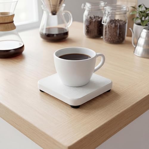 NiuYichee White Diatomite Coasters - 4PCS Quick-Drying Soap Dishes