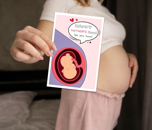 First Mother's Day Card for New Moms | Funny Pregnancy Greeting Card