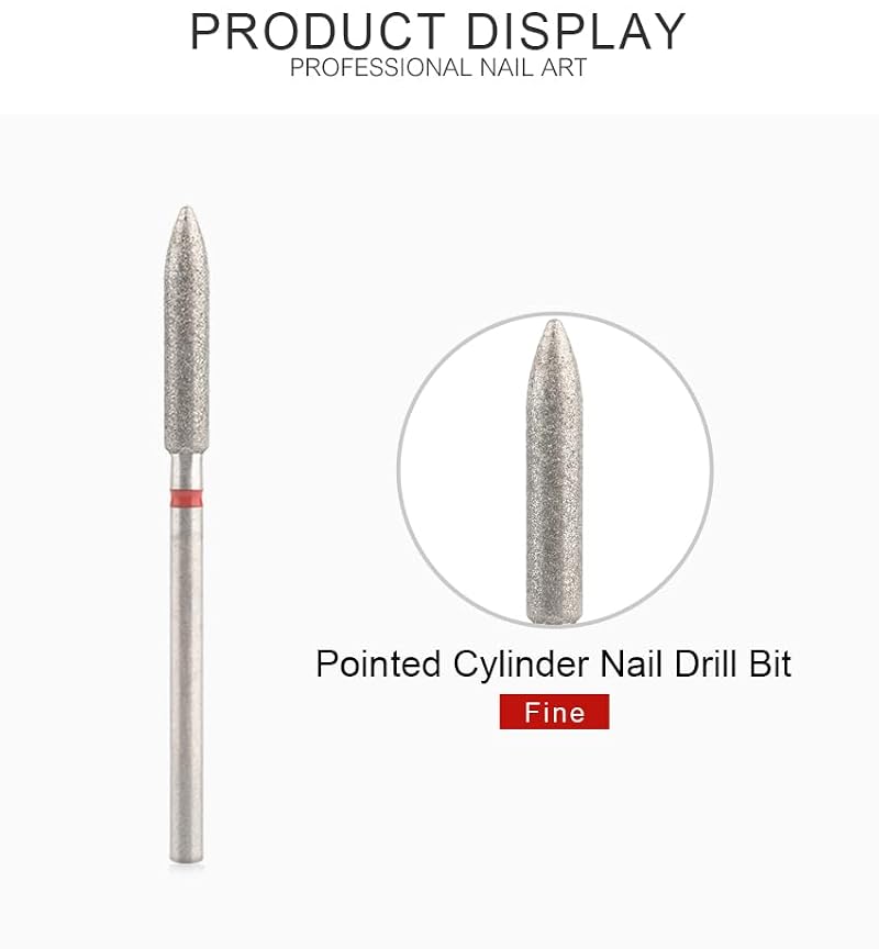 Rolabling Tungsten Steel Pointed Cylinder Nail Drill Bit 3.1x16mm