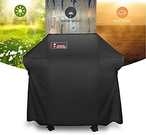Kingkong 7106 Grill Cover for Weber Spirit 200/300 Series - Includes Grill Brush, Tongs & Thermometer