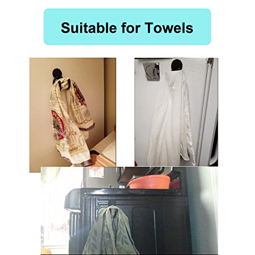 YYST Mini Magnetic Towel Hook for Kitchen & Gym - Holds 0.5 LB
